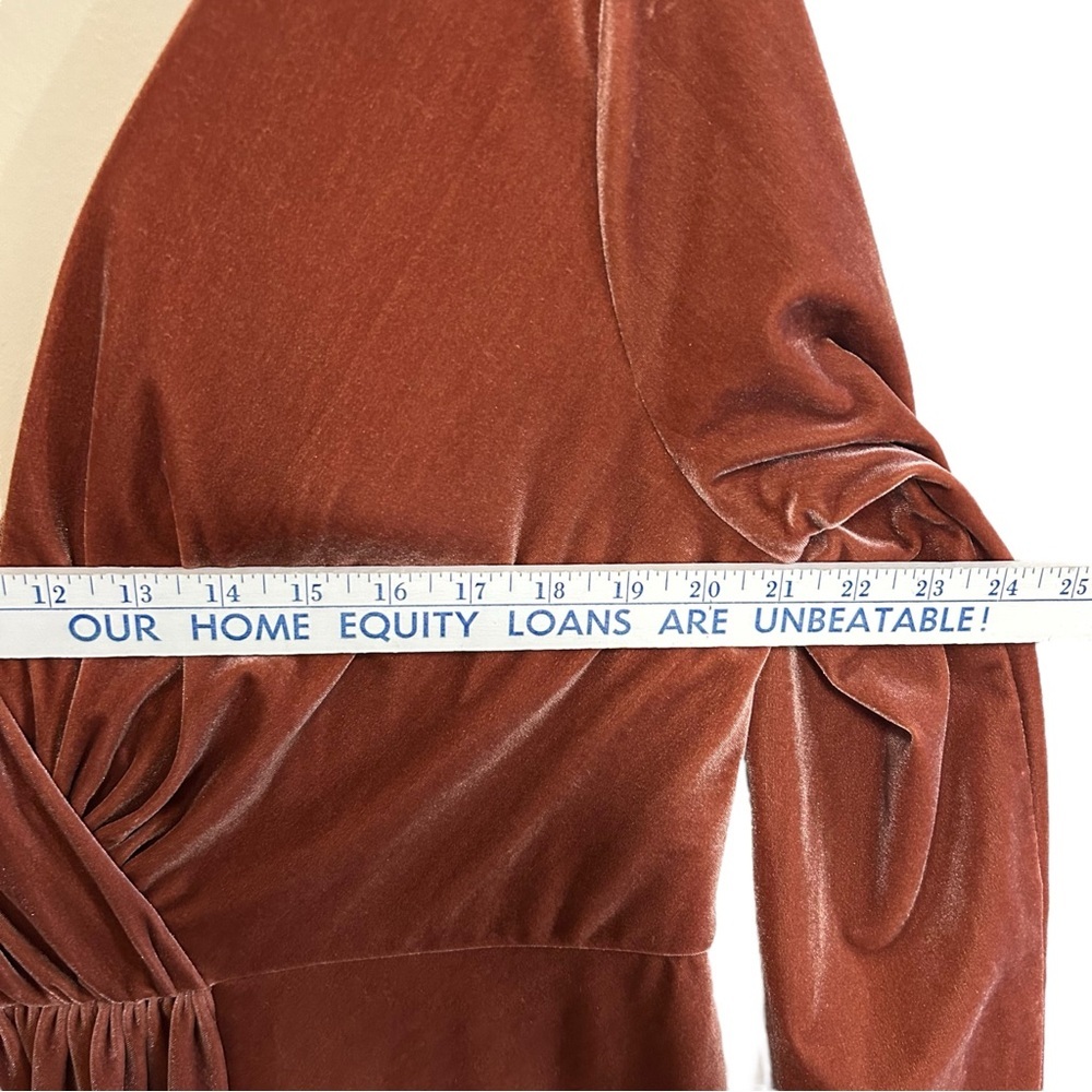 Anthropologie jenny yoo 20 Ryland open back velvet bridesmaid dress maxi long - Picture 10 of 13